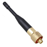 Metal Head SMA-F Female UHF Single Band Antenna for Kenwood TK-272G TK-278 TK-278G TK-340 TK-349 TK-350 HYT TC-270 TC-270S TC-368 TC-368S(Golden) - Walkie-Talkie Accessories