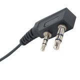 2 PIN Curl Line Earpiece for BAOFENG UV5R 888S KENWOOD TH-D7 TH-F6 KPG87D KPG75D KPG56D - Walkie-Talkie Accessories