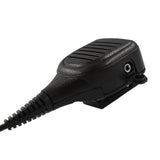 Professional IP54 Waterproof Heavy Duty Shoulder Remote Speaker Mic Microphone PTT with Mini Din Plug 6pin for 1-pin 3.5mm Yaesu Vertex Radio - Walkie-Talkie Accessories