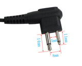 CB Radio Microphone Hand Speaker Mic for Walkie Talkie Two Way Radio 2 Pin Motorola - Walkie-Talkie Accessories