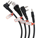 4 in 1 USB Program Cable Lead Adapter for Two Way Radios KENWOOD Motorola HYT BAOFENG PUXING Linton KST WEIERWEI QUANSHENG Radio - Walkie-Talkie Accessories