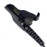 G Shape Clip-ear Earpiece with PTT MIC for Motorola Radio HT1000 GP900 MTX900 XTS5000 MT2000 - Walkie-Talkie Accessories