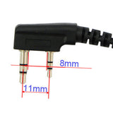 2 Pin Handheld Speaker Mic for Baofeng Kenwood LINTON TYT WOUXUN Radio - Walkie-Talkie Accessories