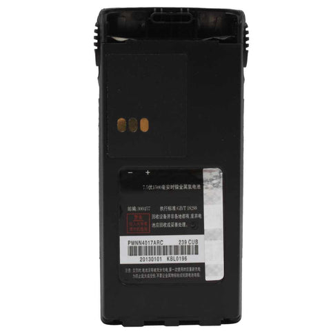 7.2 Volts Ni-MH 1500mAh High Capacity Battery with Belt Clip for Walkie Talkie Motorola CP200 EP-450 EP450 CP-150 CP-250 CP150 CP250 PR400 PR-400 - Walkie-Talkie Accessories