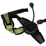 Headset with PTT for 2 Pin Kenwood Radios TK-353 TH-42A HYT TC2088 TC386 - Walkie-Talkie Accessories