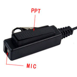 2 Pin Headset Mic Covert Acoustic Tube Earpiece for Motorola Radio XV2100 XV2600 SV21 SV12 SV22 SV22C PRO2150 PRO3150 - Walkie-Talkie Accessories