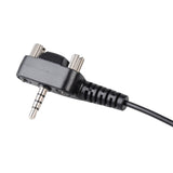 Covert Acoustic Tube Headphone Bodyguard Earpiece Headset with PTT Microphone for Yaesu Vertex Radio VX-231 - Walkie-Talkie Accessories