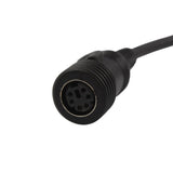 2 Pin Remote Heavy Duty IP54 WaterProof Police Security Lapel Speaker Mic Shoulder Microphone 3.5mm Headset Jack with Mini Din Plug 6pin for Kenwood Radio Jack Walkie Talkie Two Way Radio - Walkie-Talkie Accessories