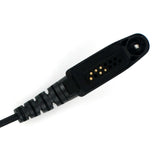 Throat Mic Earpiece for Walkie Talkie Two Way CB Ham Radio Motorola GP338 Plus GP344 GP388 GL2000 EX500 EX560 RPV3600 RPLI3000 - Walkie-Talkie Accessories