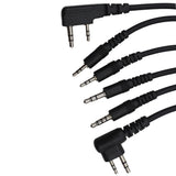 6 in 1 USB Program Programming Cable Two Way Radio Ham Radio Walkie Talkies Lead Adapter for Motorola HYT Icom Baofeng Puxing Kenwood Yaesu - Walkie-Talkie Accessories
