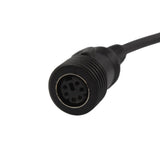 Professional IP54 Waterproof Heavy Duty Shoulder Remote Speaker Mic Microphone PTT with 6pin Mini Din Plug for 2-pin Icom Maxon Yaesu Vertex Radio - Walkie-Talkie Accessories