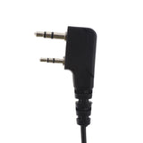 Advanced Nipple Covert Acoustic Tube Bodyguard FBI Earpiece Headset Mic for Walkie Talkie Two Way CB Ham Radio Kenwood UV-N98 TK3230K TK-2400V16P NX-220 - Walkie-Talkie Accessories