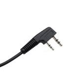 2 PIN Handheld Speaker MIC with 3.5mm plug for PUXING PX333 PX888 PX328 WOUXUN KG-UVD1 KG-UVDIP KG669 BAOFENG UV5R 666S 888S H777 KENWOOD TK-3107/3207 Radio(Yellow) - Walkie-Talkie Accessories