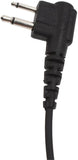 Full Face Earpiece Headset with Mic Microphone for 2 pin Two Way Radio Walkie Talkie Motorola