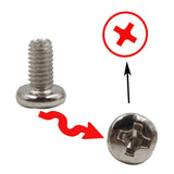 Belt Clip with Screws for KENWOOD TH-21 TH-21AT TH-22 KBH-10 (2 Packs) - Walkie-Talkie Accessories